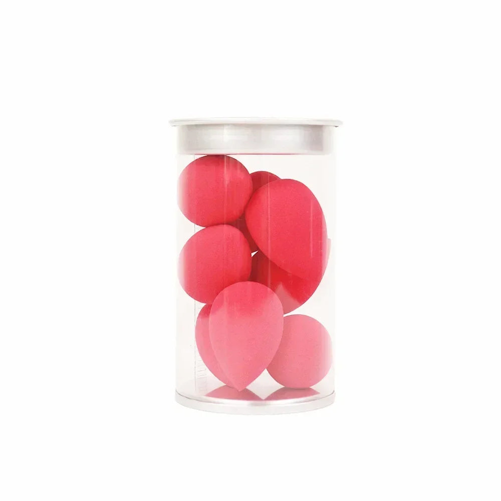 8Pcs/Box Makeup Sponge Set Face Beauty Cosmetic Powder Puff for Foundation Cream Concealer Make Up Blender Tool with Storage Box