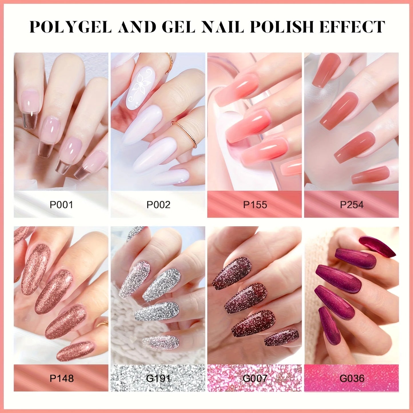 Morovan Multicolor Nail Gel Set All In One Beginners Gift