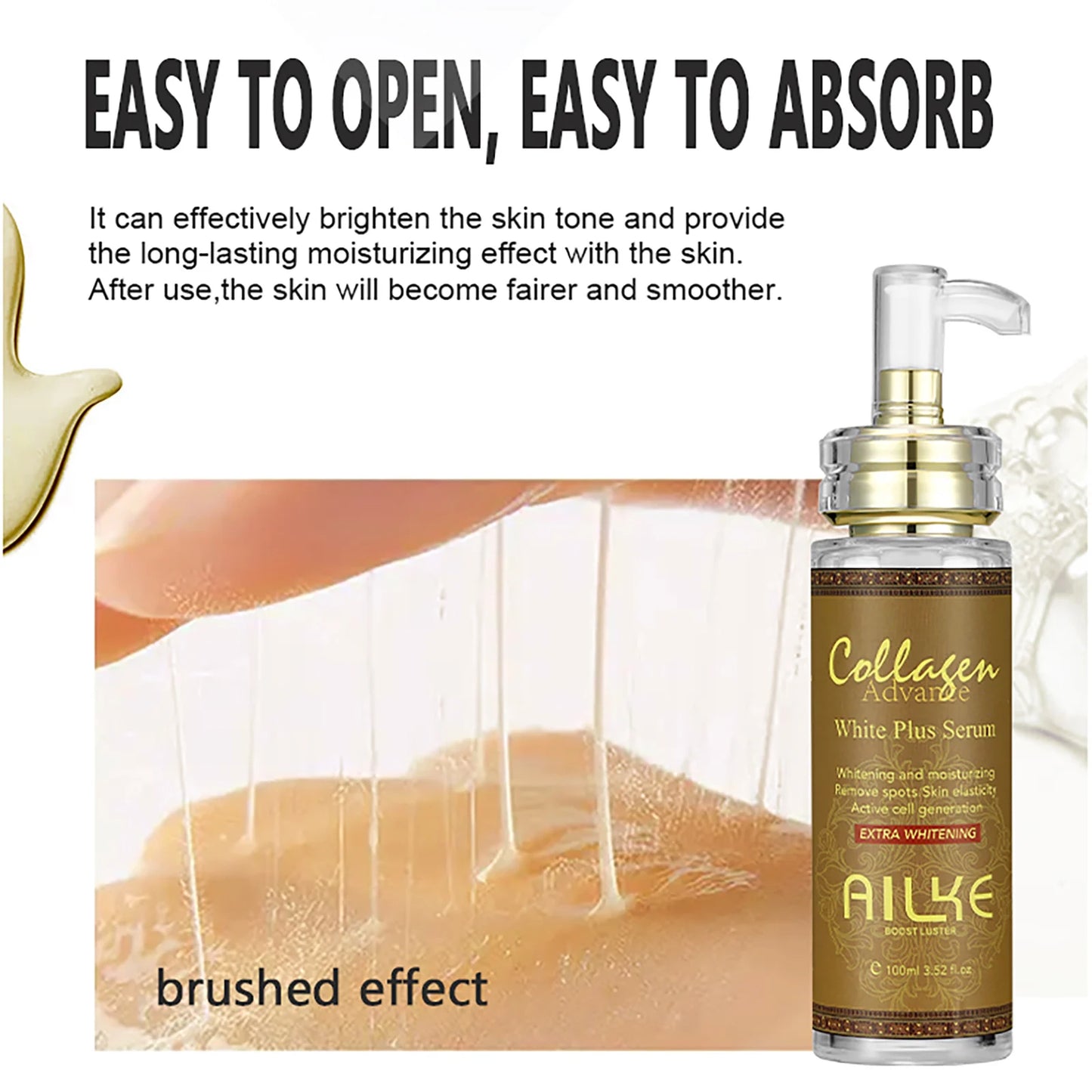 Ailke Skin Whitening Serum Reduces Spots Moisturizing