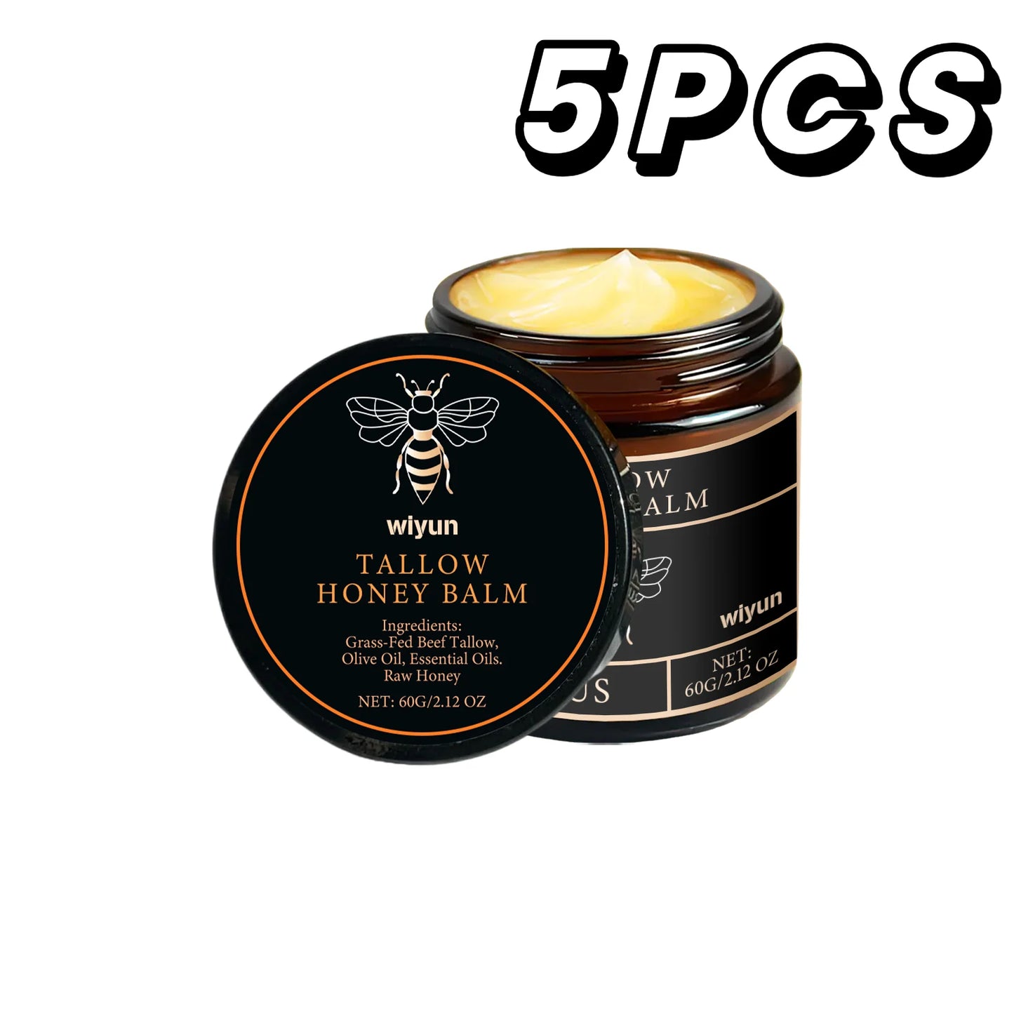 RadianceBoosting HydrationRich BeefTallow Honey Cream For Firming Radiant Glow Skin