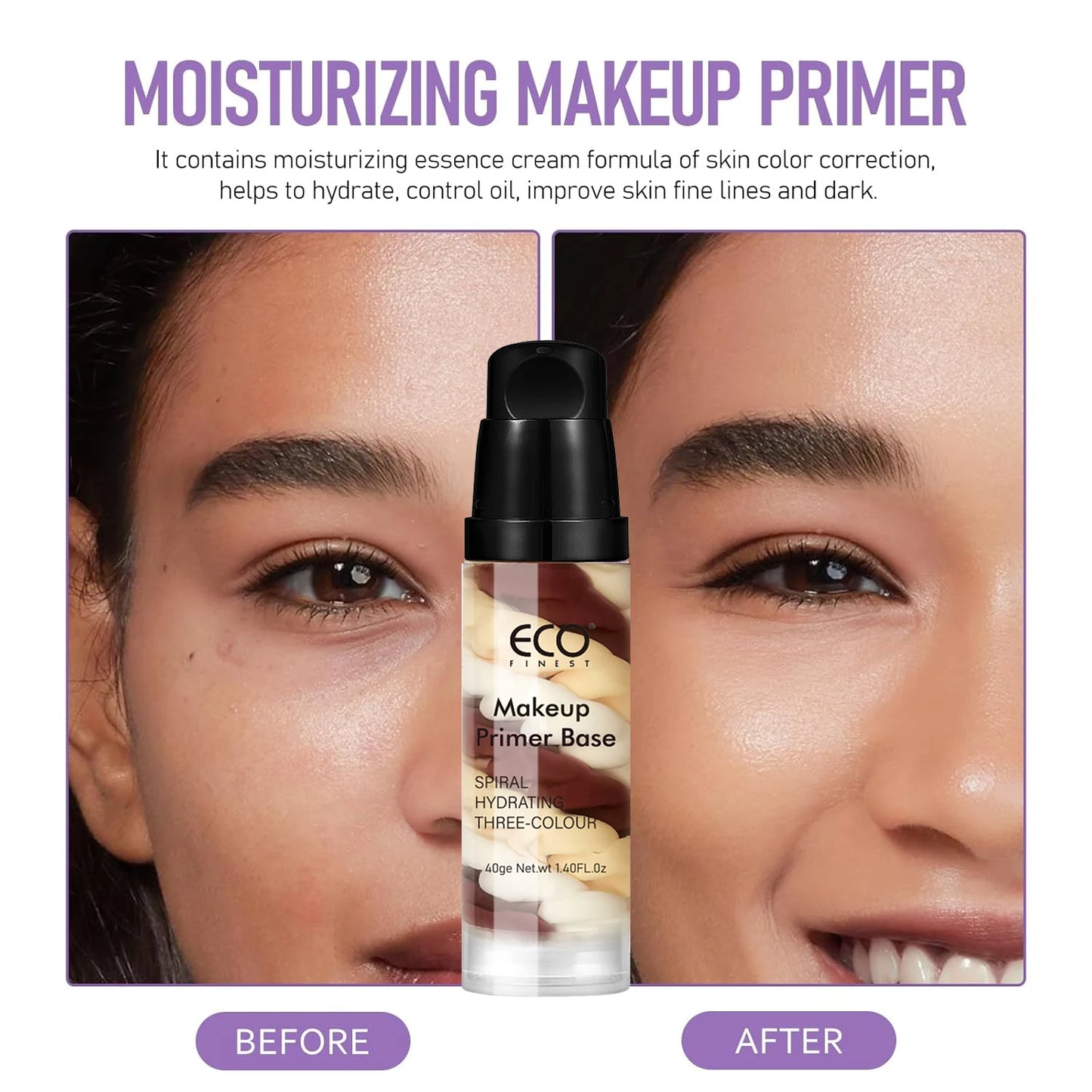 Radiant Makeup Primer Two Pack Moisturizing Base Even Skin Tone