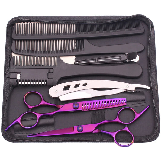 6 Inch Professional Hair Scissors Set For Cutting Thinning Hair