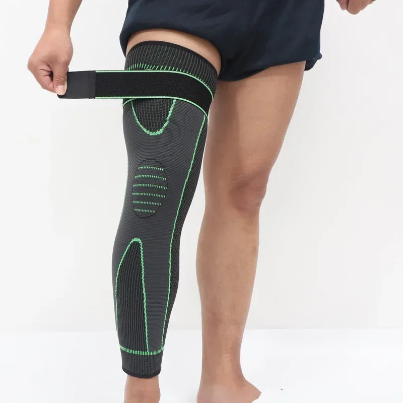 Compression Long Knee Sleeve Brace For Arthritis Relief And Sports