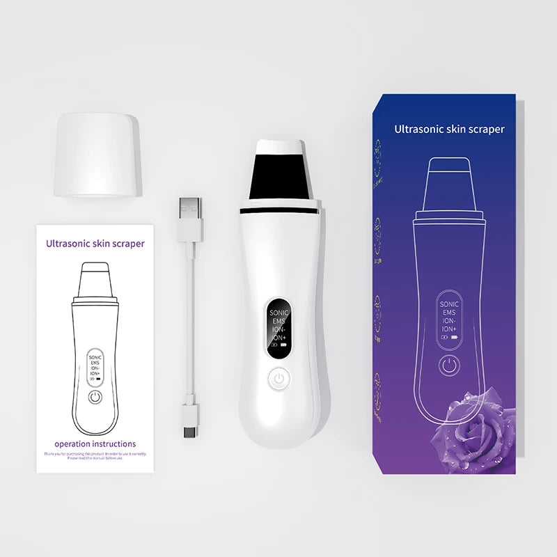 New Ultrasonic Skin Scrubber Cleansing Blackheads Daily
