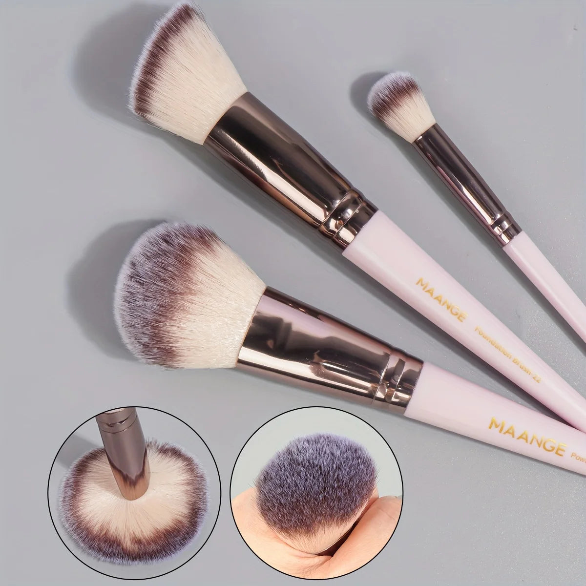 Maange 30pc Professional Makeup Brush Set With Bag Kit