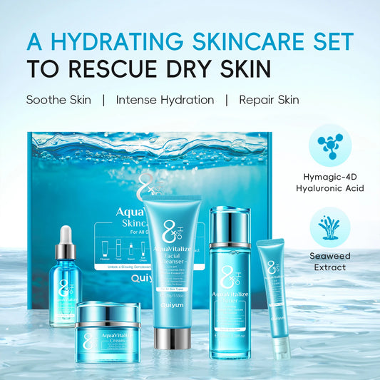 Laikou AquaVitalize Hydration Skincare Set Five Pieces Deep Wrinkle Kit