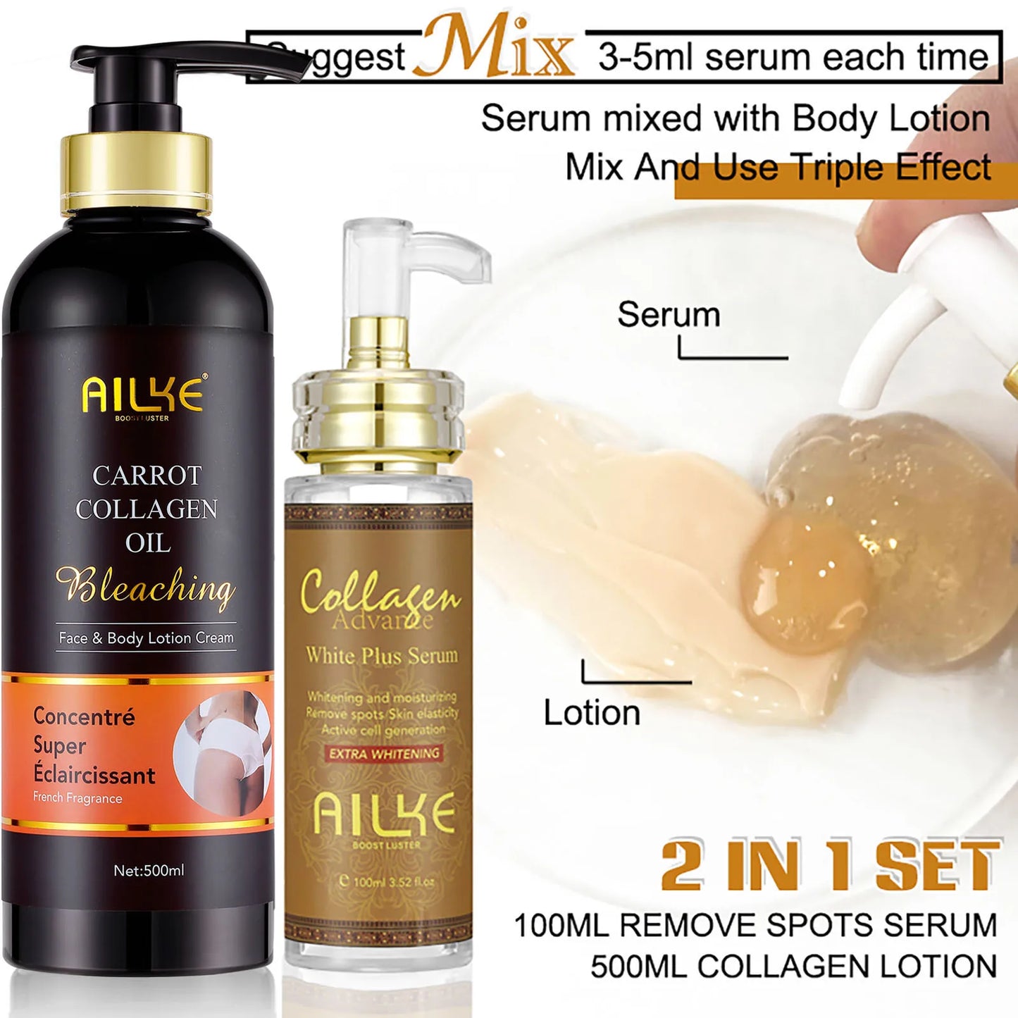 AILKE Collagen 5 In 1 Skin Care Kit For Elasticity