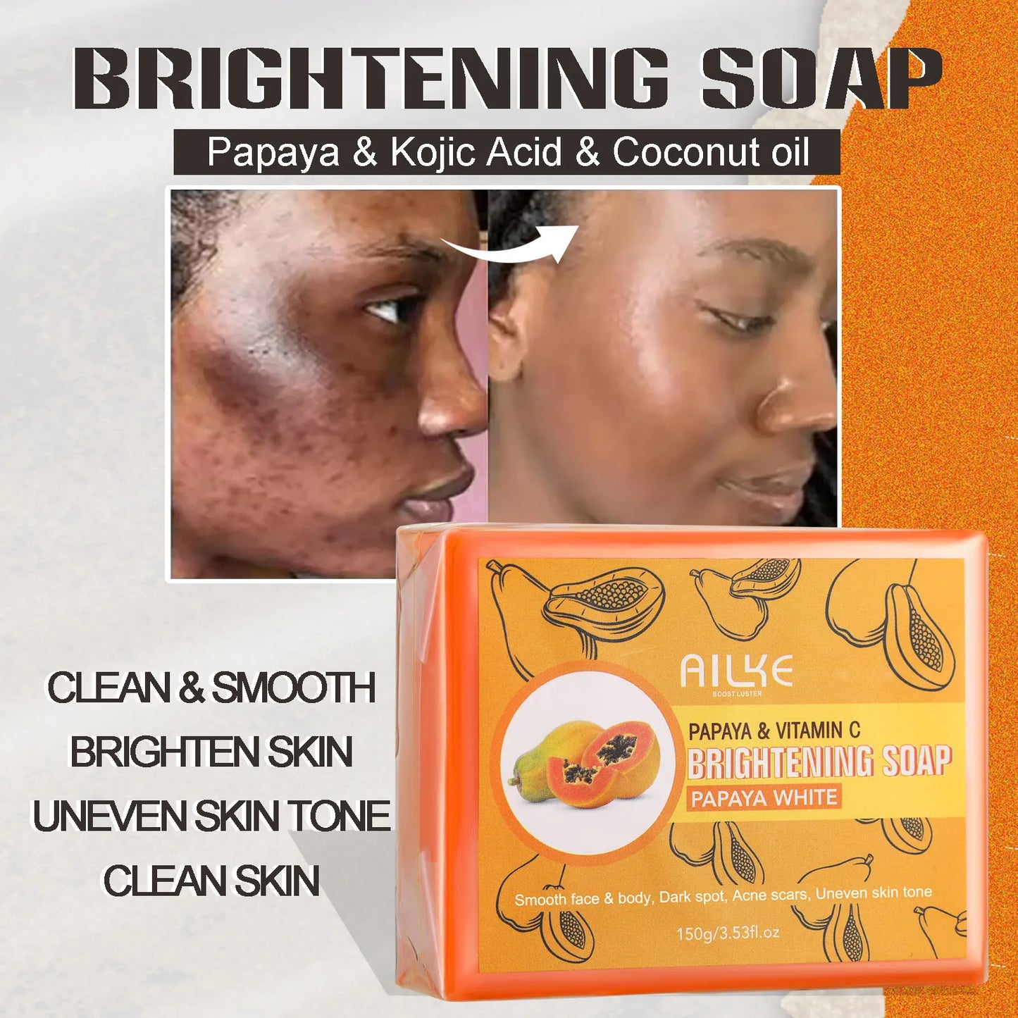 AILKE Double Glutathione Whitening Skin Care For Radiant Even Tone