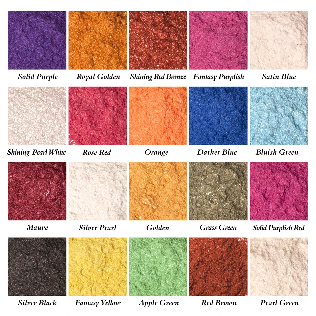 32 Color Mica Powder Epoxy Resin Pigment For Jewelry Making