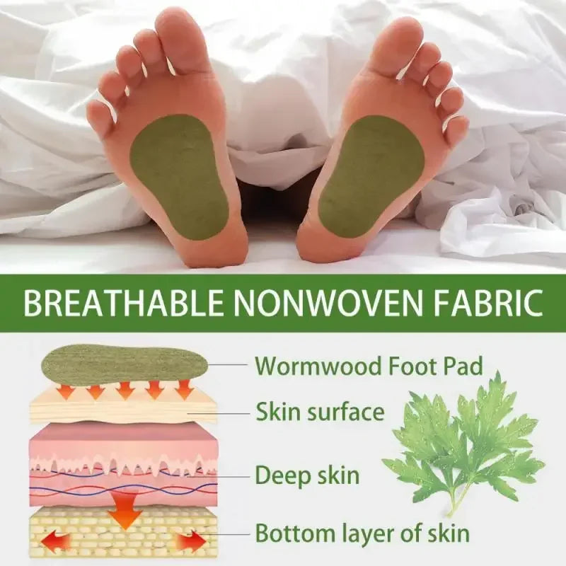 Wormwood Detox Foot Patches 12 Pack For Weight Loss