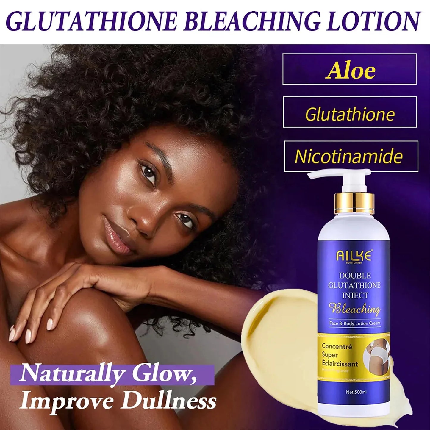 AILKE Double Glutathione Whitening Skin Care For All Skin Types