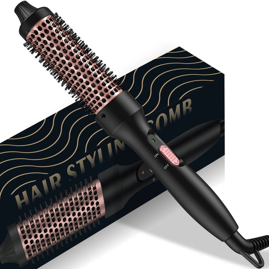 Thermal Brush Hot Air Brush&volumizer Hair Curler Straightener Hair Styling Brush Professional Curling Iron Heated 32mm
