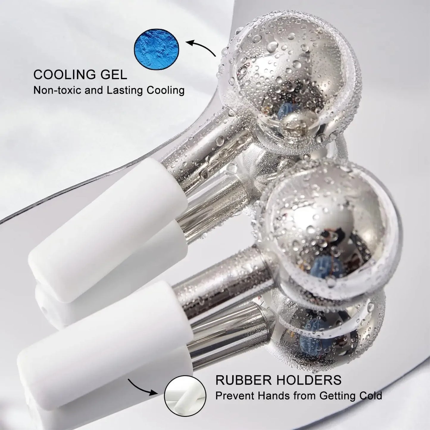 Mini Ice Globes Stainless Steel Cryo Sticks Face Eye