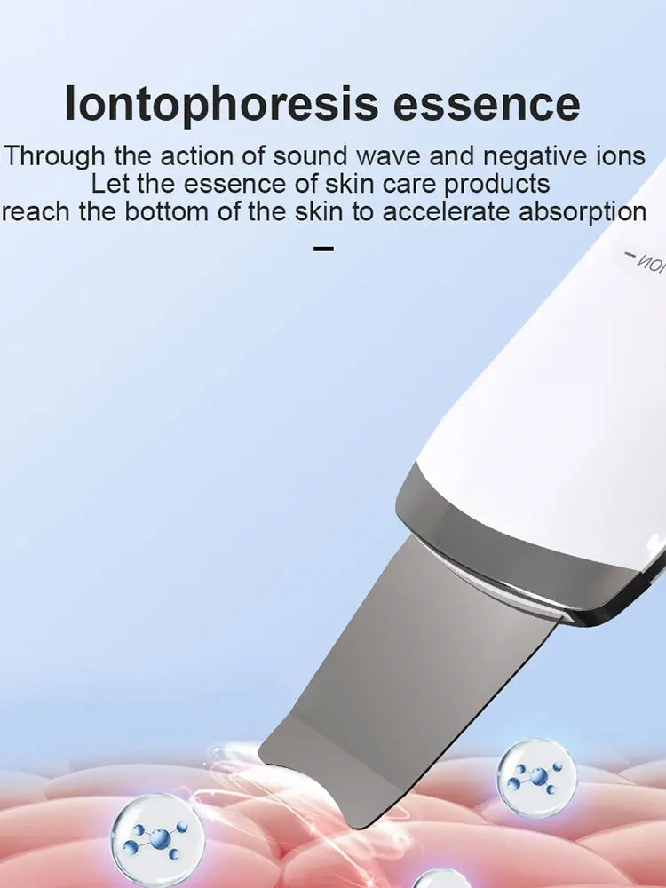Skin Scrubber Face Spatula Pore Cleaner With 4 Modes USB