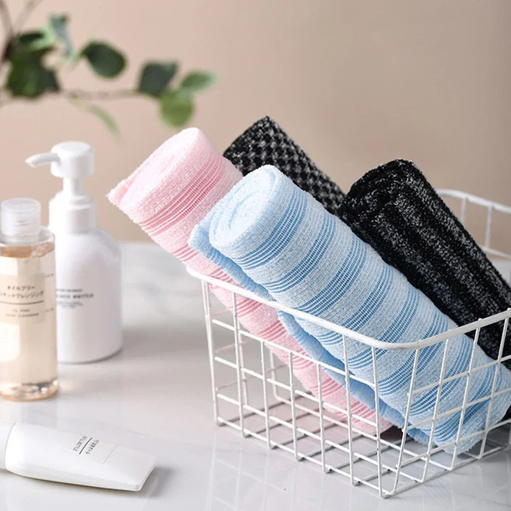 Soft Rubbing Washcloth Bath Brush Back Towels Exfoliating Scrub Shower Body Household Bathroom Accessories