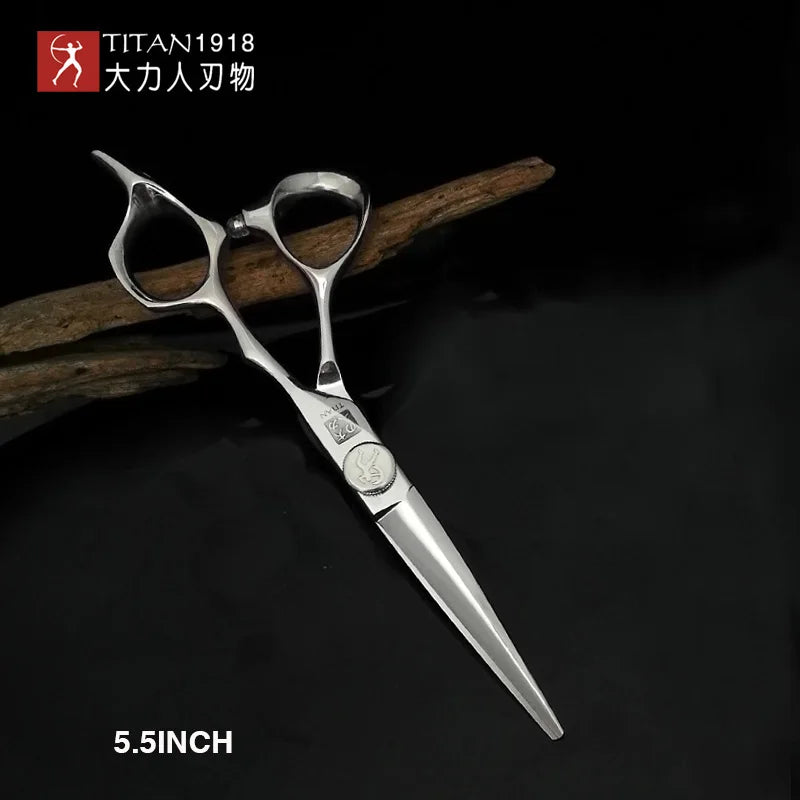 Titan 6 Inch Professional Hair Scissors For Barbers 440C Blade