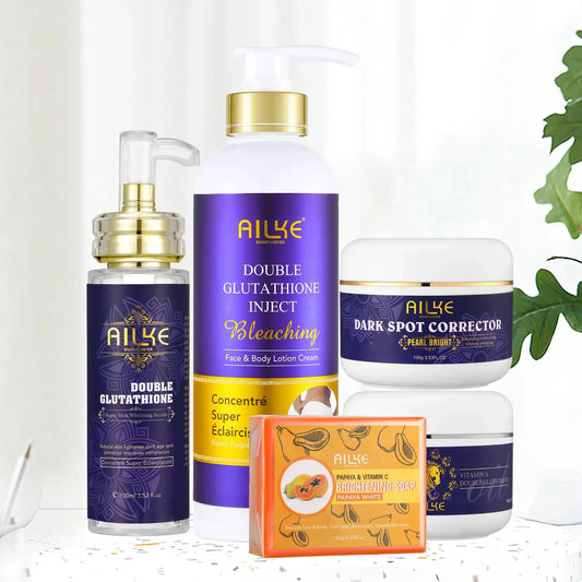 AILKE Double Glutathione Whitening Skin Care For All Skin Types