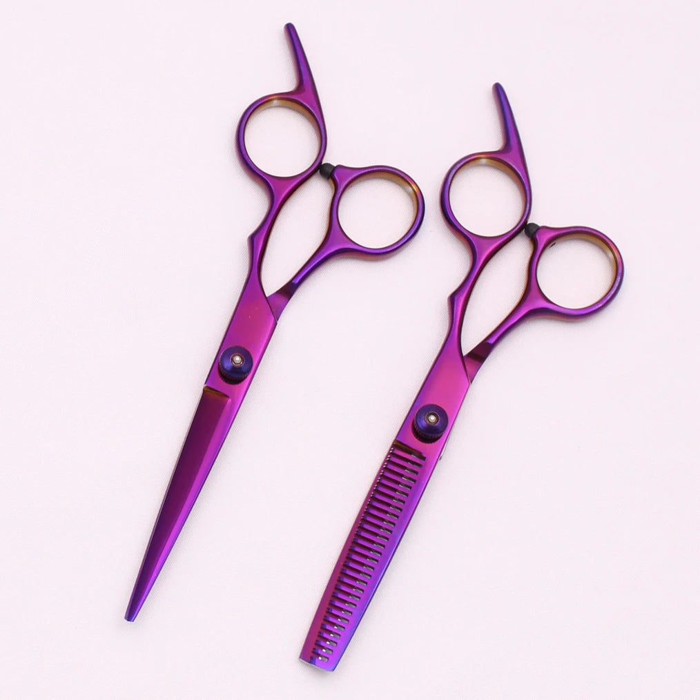 6 Inch Professional Hair Scissors Set For Cutting Thinning Hair